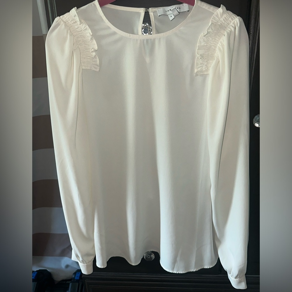 EUC Women’s Cream Lark & Ro Blouse